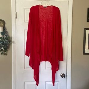 All At Once Red Cardigan.